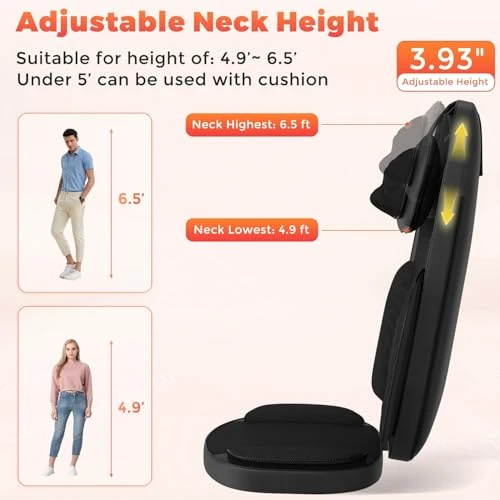 Shiatsu Neck and Back Massager with Heat — Massage Chairs, belhope