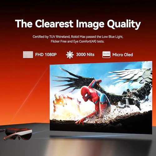 AR Glasses with 215-inch Virtual Display — Smart Glasses, Rokid