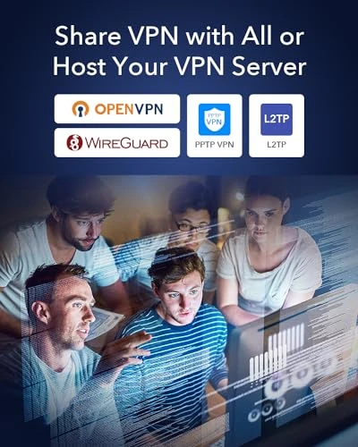 Dual Band WiFi 6 Mesh Router with 5 Gigabit Ethernet Ports, Cudy