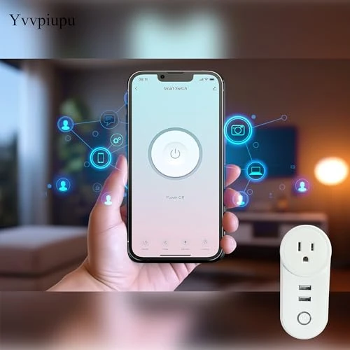 Dual Mode WiFi Smart Plug with 3 Outlets and USB — Smart Plug, Yvvpiupu