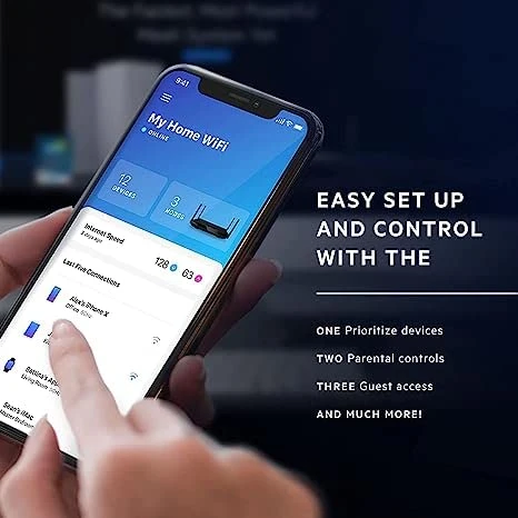 Mesh WiFi Hydra Pro 6E Tri-Band Router, Linksys