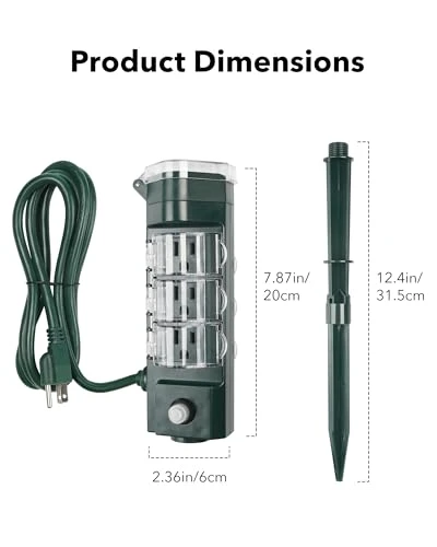 Outdoor Smart Plug Waterproof with 6 Outlets — Smart Plug, HBN