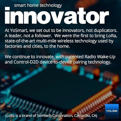 Smart Home Starter Kit with SpeakerHub and Water Leak Sensors — Water Shut Off Valve, YoLink