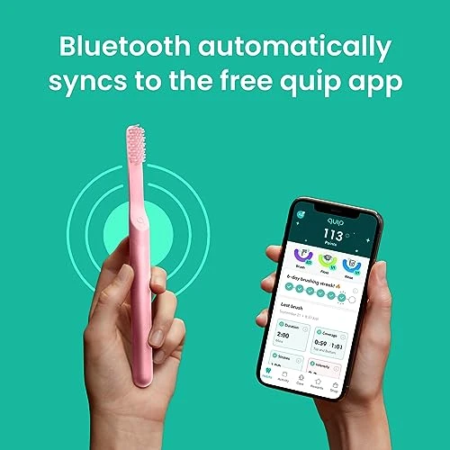 Smart Sonic Toothbrush for Adults — Electric Toothbrush, Quip