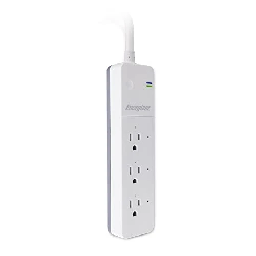 Smart Wi-Fi 3 Outlet Power Strip — Smart Plug, Energizer Connect