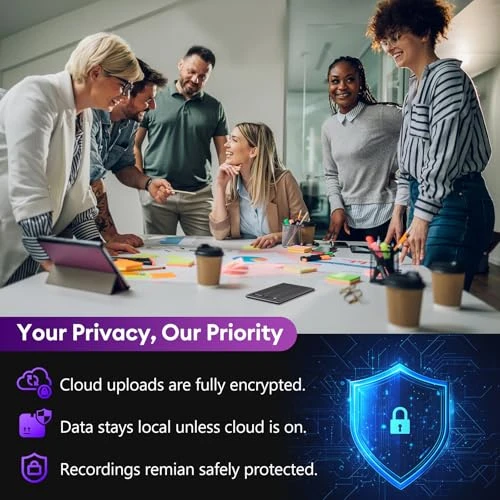 Voice Recorder with AI Transcription and Summarization — Translator Device, Tophorse