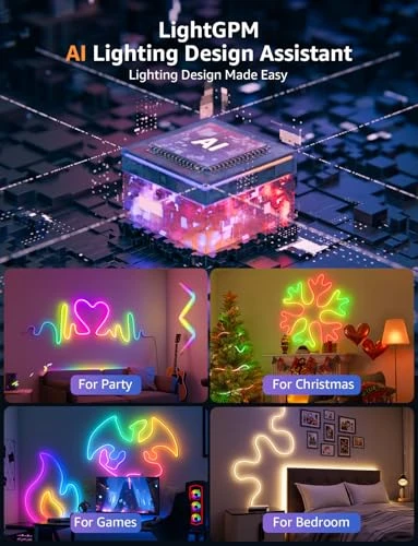 AI Smart RGB Rope Lights — LED Strip Lights, Lepro