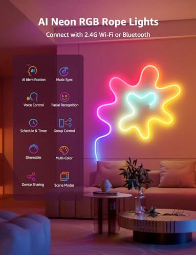 AI Smart RGB Rope Lights — LED Strip Lights, Lepro