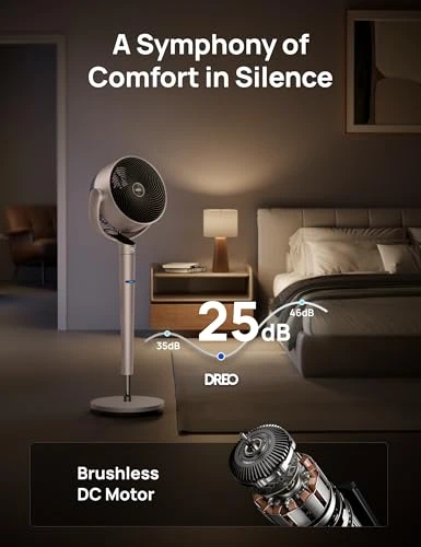 Smart Fan with Position-based Oscillation — Smart Fan, Dreo