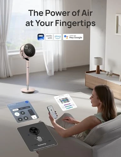 Smart Fan with Position-based Oscillation — Smart Fan, Dreo