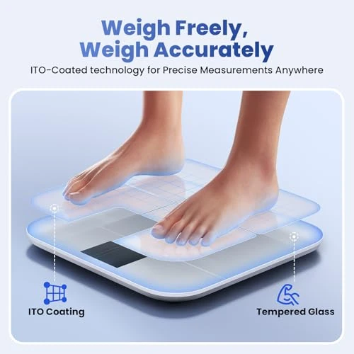 Smart Scale with Large Color Display — Weight Management Tools, Rabater