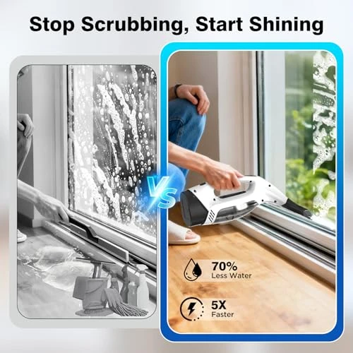 Window Vacuum Squeegee Cordless — Window Cleaning Robot, ZRHI