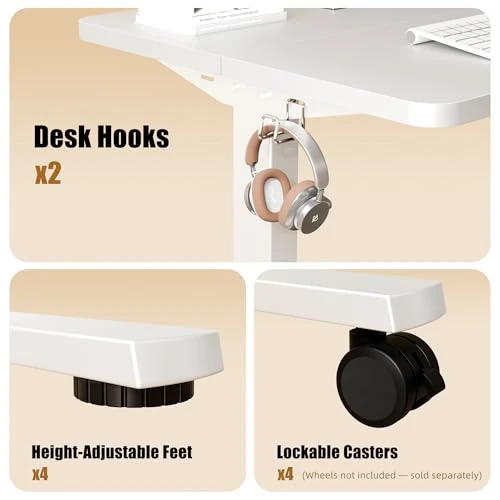 Electric Standing Desk with Splice Board — Standing Desk, ERGOMAKER