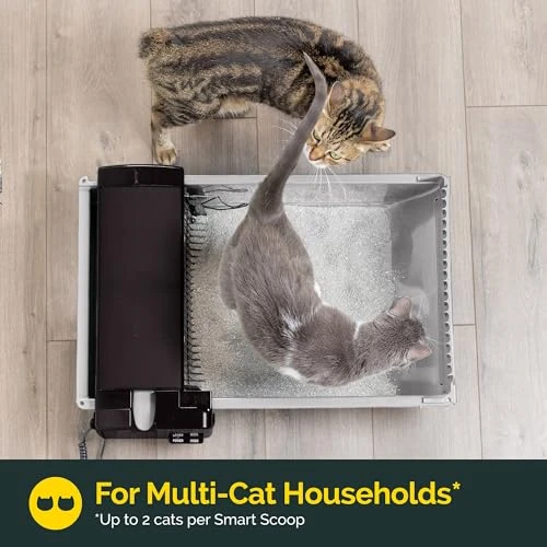 Semi Self Cleaning Cat Litter Box — Self-Cleaning Litter Box, Pet Zone