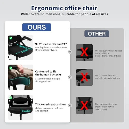 Ergonomic Office Chair with Adjustable Lumbar Support and Breathable Mesh — Smart Chairs, Nexthro