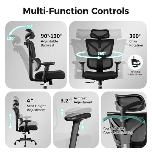 Ergonomic Office Chair — Smart Chairs, ALLGOD
