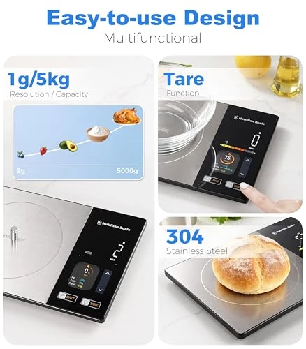 Smart Food Scale with Nutritional Calculator — Smart Scale, BakFee