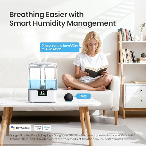 Smart Humidifier with Essential Oil Diffuser — Humidifier, MERONTE