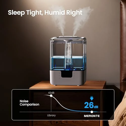 Smart Humidifier with Essential Oil Diffuser — Humidifier, MERONTE
