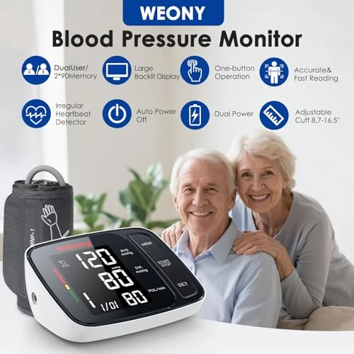 Upper Arm Blood Pressure Monitor — Blood Pressure Monitor, WEONY