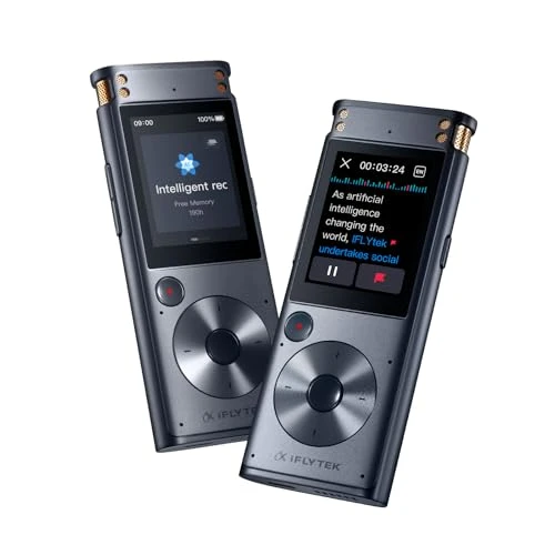 AI Voice Recorder with Playback and Transcription — Translator Device, iFLYTEK