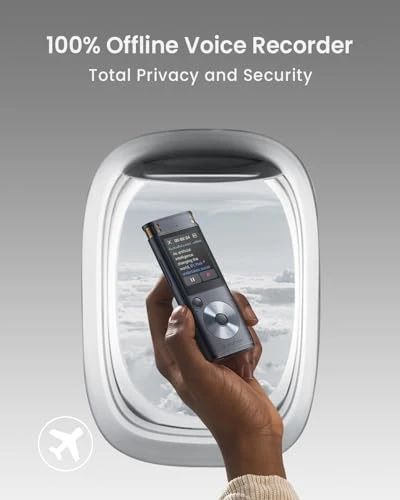 AI Voice Recorder with Playback and Transcription — Translator Device, iFLYTEK