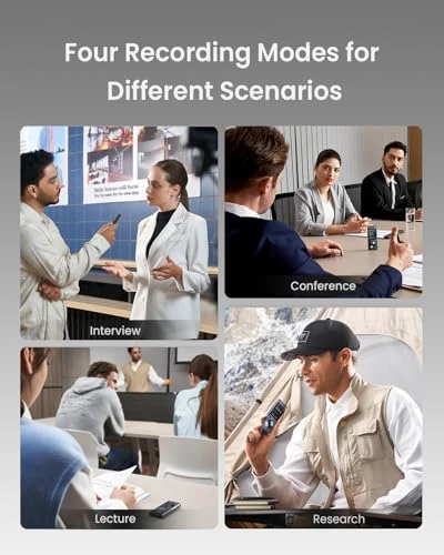 AI Voice Recorder with Playback and Transcription — Translator Device, iFLYTEK