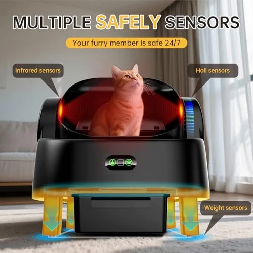 Automatic Cat Litter Box — Self-Cleaning Litter Box, LUODIER