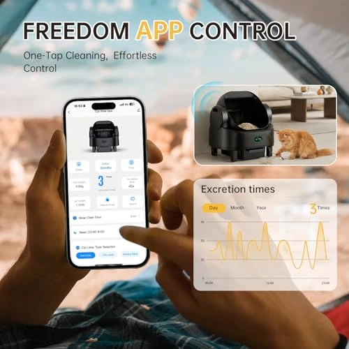 Automatic Cat Litter Box — Self-Cleaning Litter Box, LUODIER