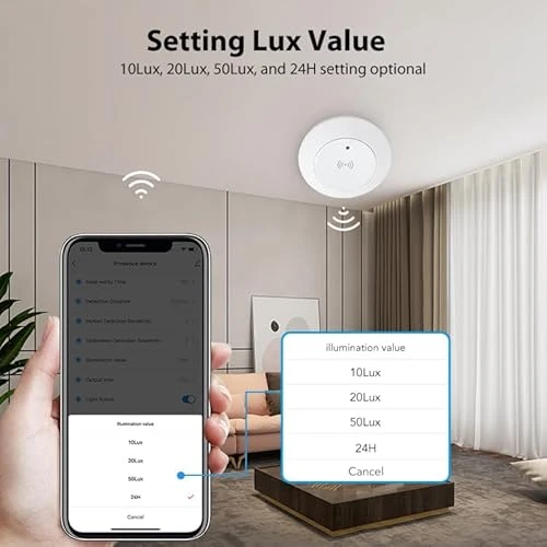 Human Presence Sensor with Light Switch, Haozee