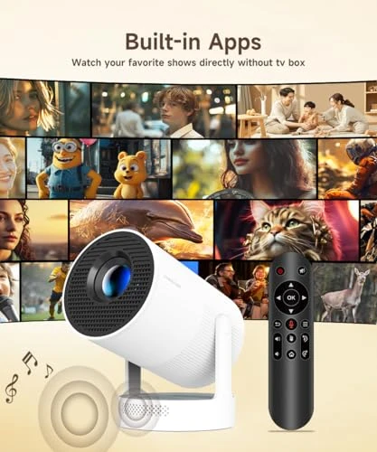Mini Projector with WiFi 6 and Bluetooth 5.4 — Smart Projector, Magcubic