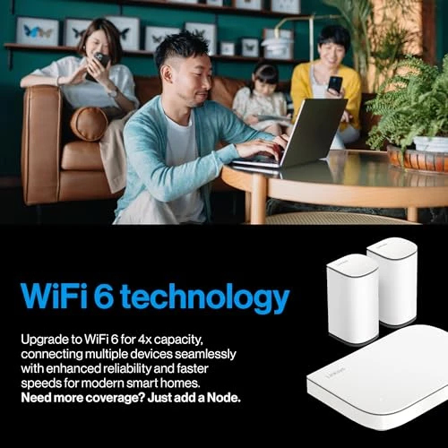 Multi-gig Micro Mesh WiFi 6 System, Linksys