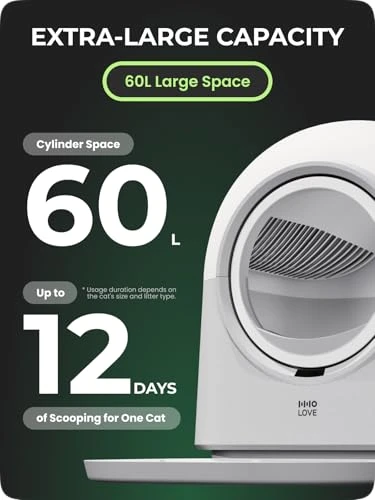 Self Cleaning Cat Litter Box with Deodorizer and Liner — Self-Cleaning Litter Box, HHOlove