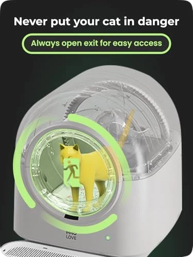 Self Cleaning Cat Litter Box with Deodorizer and Liner — Self-Cleaning Litter Box, HHOlove