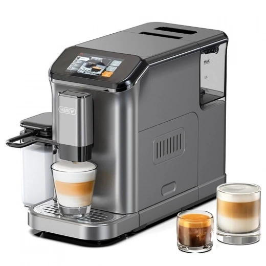 Automatic Espresso Machine with Grinder — Coffee Maker, HIBREW