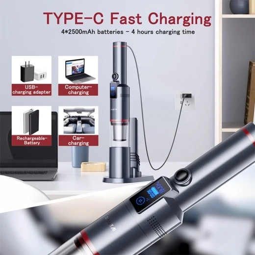 Handheld Cordless Vacuum Cleaner, SmartAI