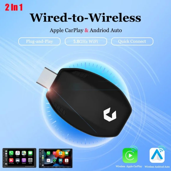 Smart Mini Box Plug and Play WiFi Fast Connect Universal, Auto Launcher