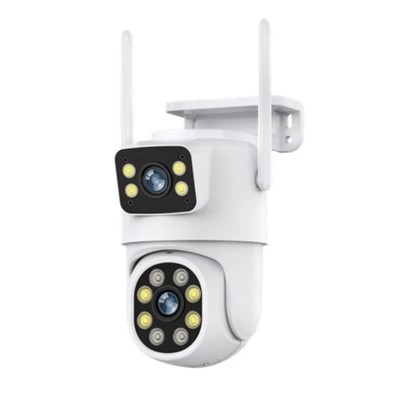 Dual Lens PTZ Security Camera with Smart Motion Detection — Security Camera