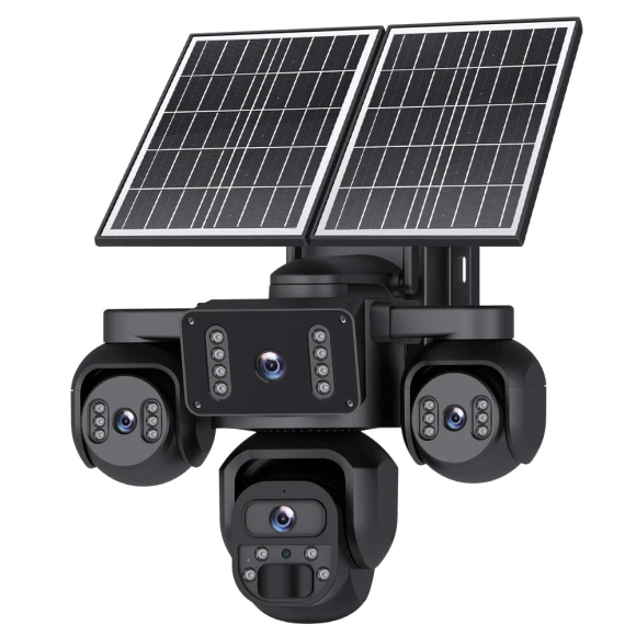 Four Lens Solar Security Camera — Security Camera, AOV