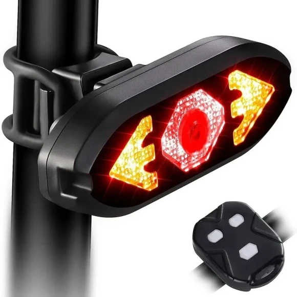 Smart 2-in-1 Bicycle Rear Light with Wireless Remote Control — Smart Bike Light, WEST BIKING