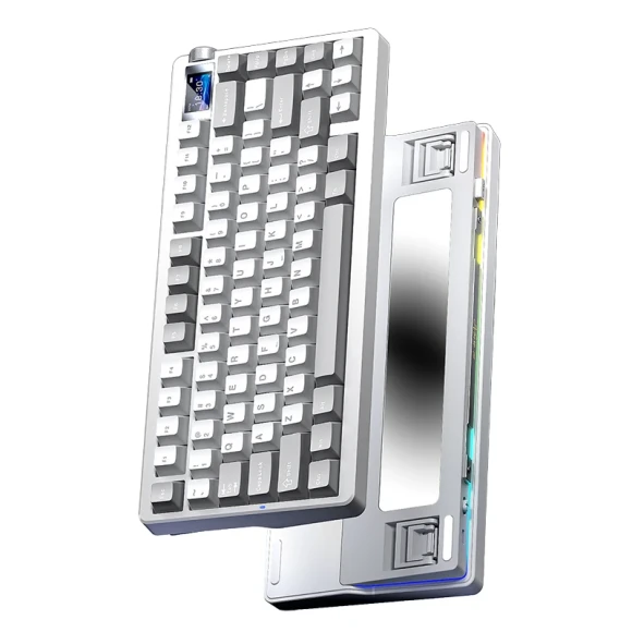 Custom Mechanical Keyboard with Smart Display — Bluetooth Keyboard, AULA