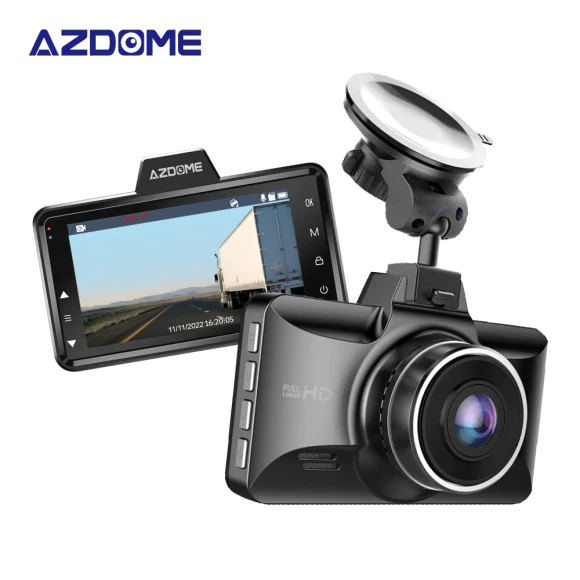 Dual Lens Dash Cam with Front and Rear Camera — Dash Cam, AZDOME