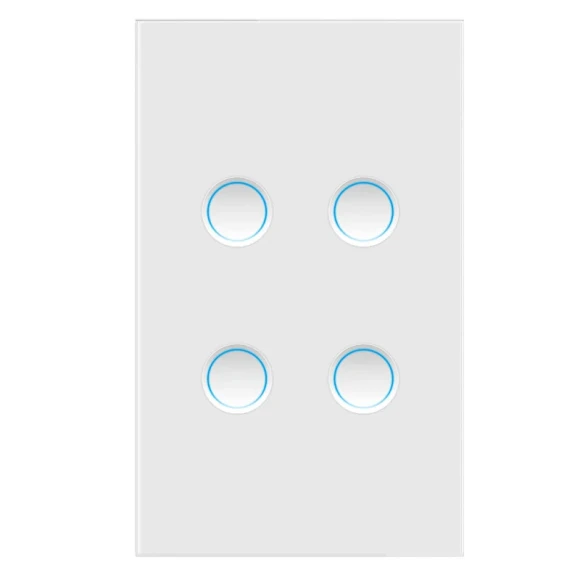 Smart WiFi Light Switch with Concave Glass Panel — Smart Switch, MOES