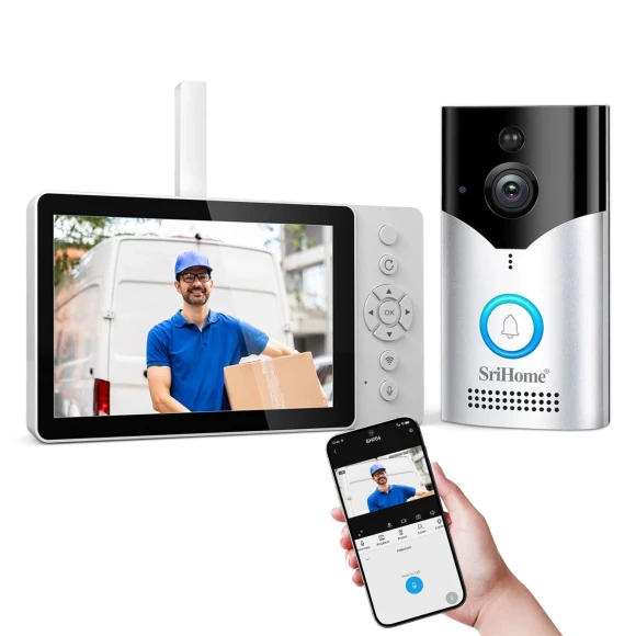 Wireless Video Intercom System Doorbell Camera — Video Doorbell, SriHome