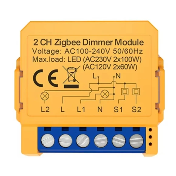 Smart Dimmer Switch Module — Smart Switch, Tuya