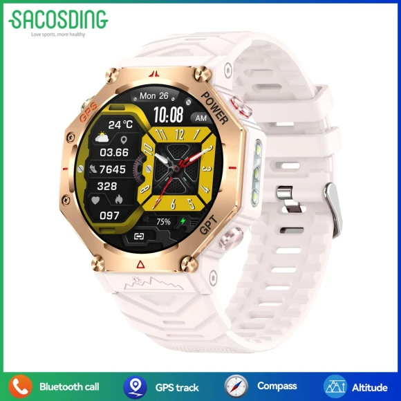 AI Assistant Smartwatch with GPS — Smart Watch, SACOSDING