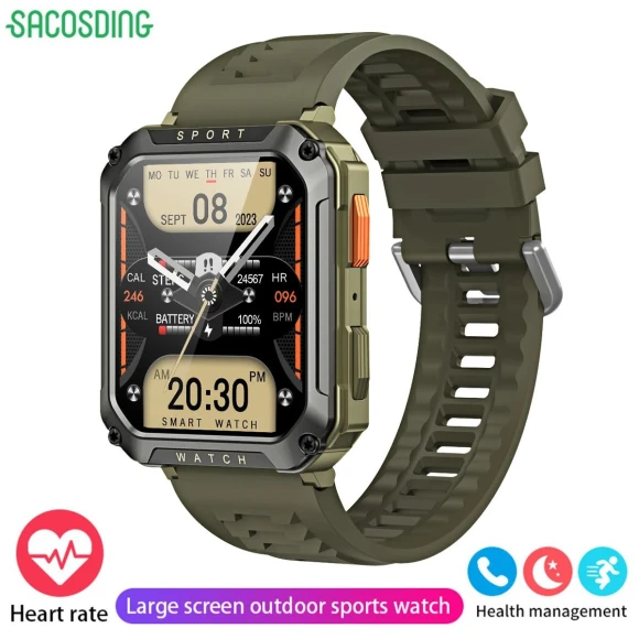 Military Bluetooth Smart Watch — Smart Watch, SACOSDING