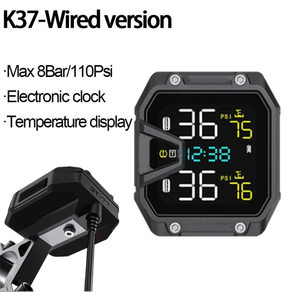 Motorcycle Tire Pressure Monitoring System — TPMS, E-ACE