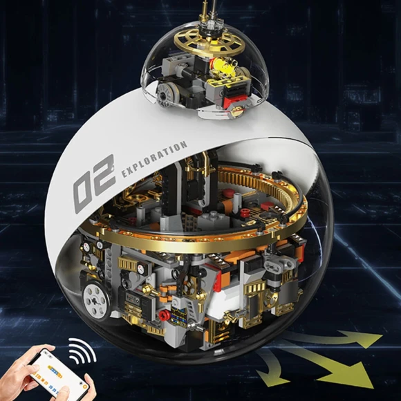 Science Fiction Programmable Reconnaissance Robot — Coding Robot, Tuomu