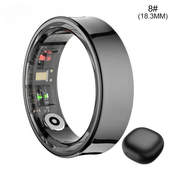 Smart Ring with Charging Case — Smart Ring, SACOSDING